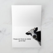 Sainte vache ! Carte d'anniversaire ! (Intérieur)