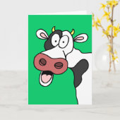 Sainte vache Vous avez 80 ans ! Funny 80e carte d' (Fleur jaune)