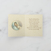 Sainte Vierge Marie Jésus Carte de Sympathie catho (Intérieur)