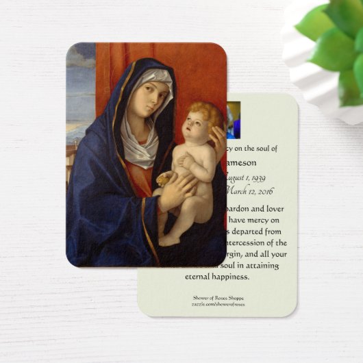 Sainte Vierge Marie Jésus Prière funéraire (Bureau)