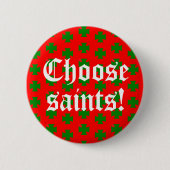 Saints_Avolt Slogan (Kersteditie #2) Ronde Button 5,7 Cm (Voorkant)