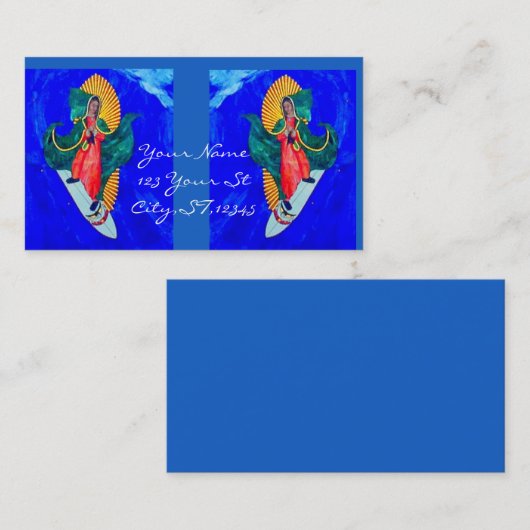 Saints carte de visite du surf (Devant / Derrière)