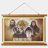 Saints de la tapisserie de l'église maronite (Devant)