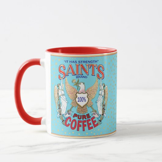 Saints Fabled Coffee Étiquette Mug ・ Céramique 11 (Gauche)