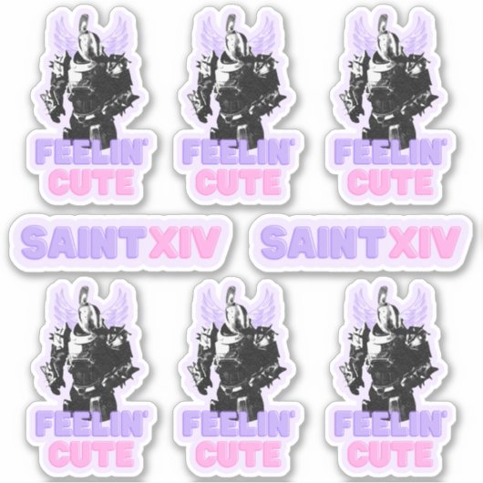 Saint's Feelin' Leuke Sticker Blad (Voorkant)