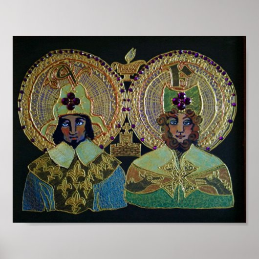 Saints Valery & Finian Poster (Voorkant)