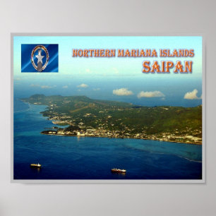 Saipan - Noordelijke Marianen - Poster