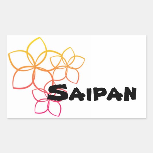 Saipan sticker (Voorkant)