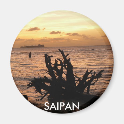 SAIPAN SUNSET MAGNEET (Voorkant)