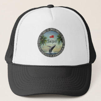 Saipe Tonga Eua walvis off-grid Pacifisch eiland Trucker Pet