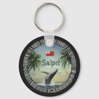 Saipe Tonga Eua walvis tropisch pacifisch eiland Sleutelhanger