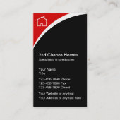 Saisies Cartes de visite immobiliers (Devant)