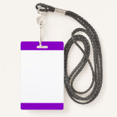 Saisir le vin Saisir le jour Lanyard Badge (Derrière avec lanière)