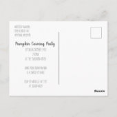 Saisir votre Citrouille - Carte postale Citrouille (Dos)