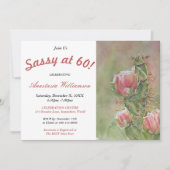 SAISISSEZ À 60 INVITATION SURPRISE PARTY (Devant)