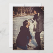 Saison automne de série rayures | Faire-part de ma (Dos)