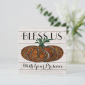 Saison Automne / Invitation Thanksgiving (Debout devant)