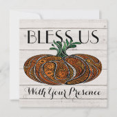 Saison Automne / Invitation Thanksgiving (Devant)