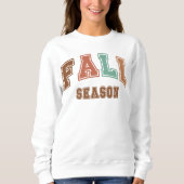 Saison Automne Sweatshirt tendance Varsity Automne (Devant)