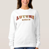 Saison automne tendance Varsity Sweatshirt (Devant)