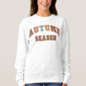 Saison automne tendance Varsity Sweatshirt (Devant)