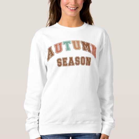 Saison automne tendance Varsity Sweatshirt (Devant)