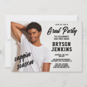 Saison Cappin Masculine Graduine Invitation (Devant)