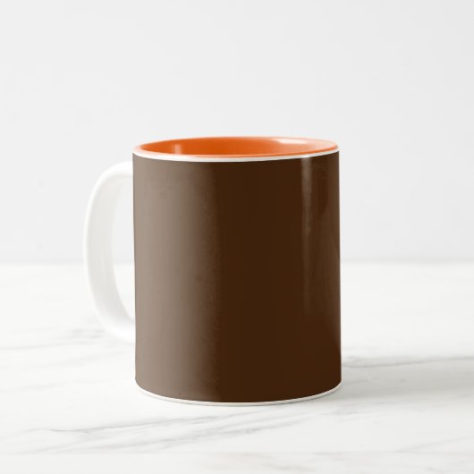 Saison citrouille des épices 11 oz Mug à deux tons (Devant gauche)