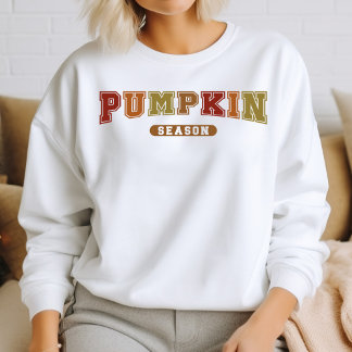 Saison citrouille Trendy Fall Varsity Sweatshirt