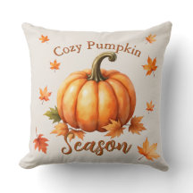 Saison Cosy Citrouille - Coussin de Lancement d'Au