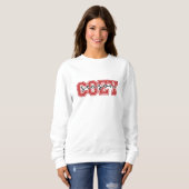Saison cosy Joyeux Noël sweatshirt (Devant entier)