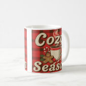 Saison Cozy | Modèle de Tasse à Café de Noël (Devant droit)