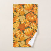 Saison d'automne Halloween Citrouille Motif (Serviette à main)