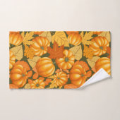 Saison d'automne Halloween Citrouille Motif (Serviette à main)