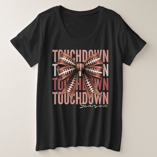 Saison de football de la bow Touchdown (Design devant)