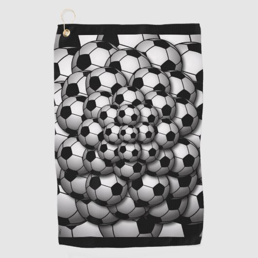 Saison de football Golf Serviette (Devant)