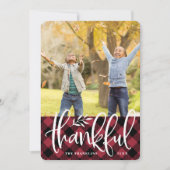 Saison de grâce | Carte photo de Thanksgiving (Devant)