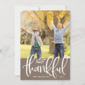 Saison de grâce | Carte photo de Thanksgiving (Devant)