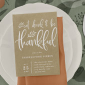 Saison de grâce | Invitation au dîner de Thanksgiv