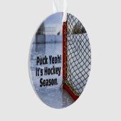 Saison de hockey sur glace Cold Funny Humour Puck (devant)