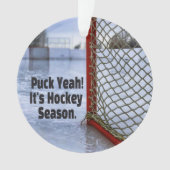 Saison de hockey sur glace Cold Funny Humour Puck (devant)