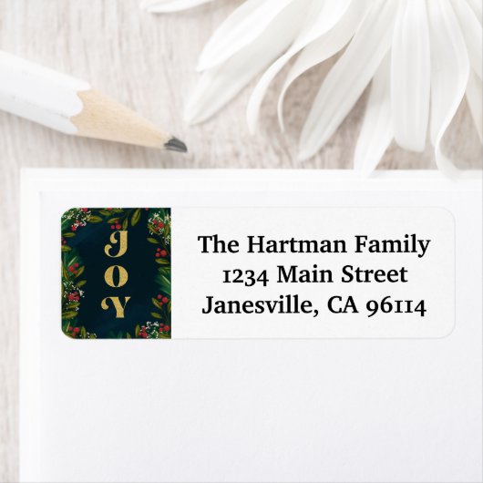 Saison de la joie Étiquette (En situation)