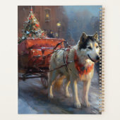 Saison de Noël du Malamute de l'Alaska (Dos)