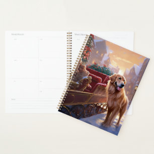 Saison de Noël Golden Retriever