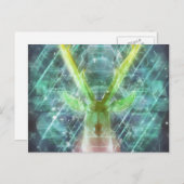 SAISON DE REINDEER Joyeux Noël | cartes postales p (Devant / Derrière)