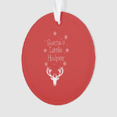 Saison de vacances, Joyeux Noël, Père Noël Helper (devant)