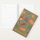 Saison des citrouilles – Conception orange automne (Devant avec enveloppe)