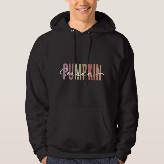 Saison des citrouilles Sweat à capuche (Devant)