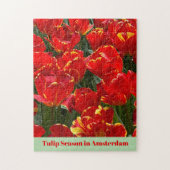 Saison des tulipes à Amsterdam Puzzle (Vertical)