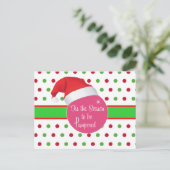 Saison d'être choyé - Parfaitement Posh carte post (Debout devant)